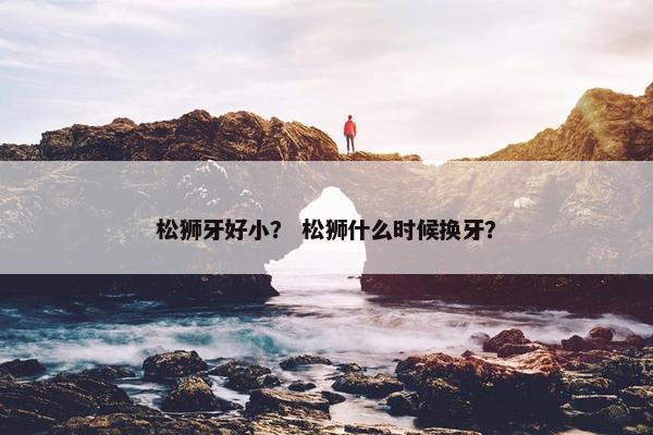 松狮牙好小？ 松狮什么时候换牙？