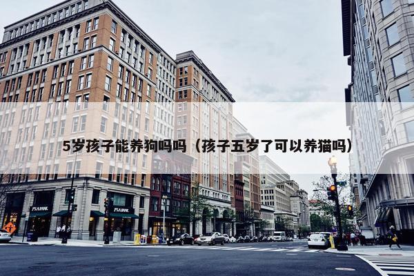 5岁孩子能养狗吗吗（孩子五岁了可以养猫吗）