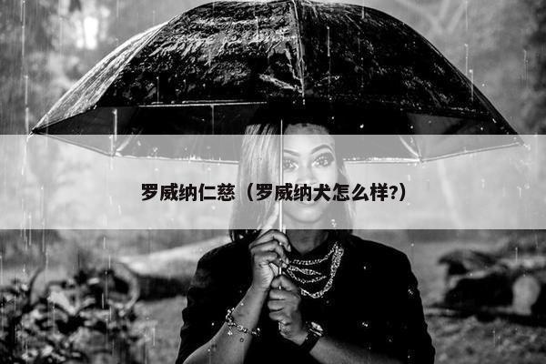 罗威纳仁慈（罗威纳犬怎么样?）