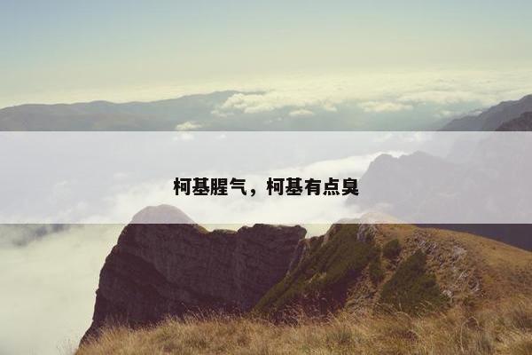 柯基腥气，柯基有点臭