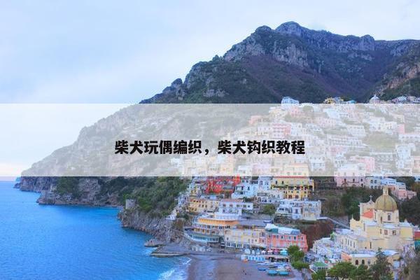 柴犬玩偶编织，柴犬钩织教程