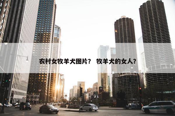 农村女牧羊犬图片？ 牧羊犬的女人？