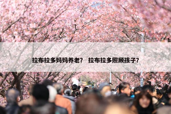 拉布拉多妈妈养老？ 拉布拉多照顾孩子？