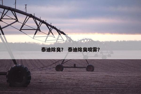 泰迪除臭？ 泰迪除臭喷雾？