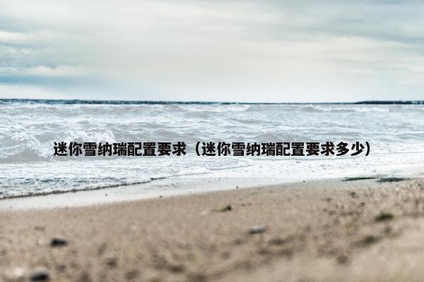 迷你雪纳瑞配置要求（迷你雪纳瑞配置要求多少）