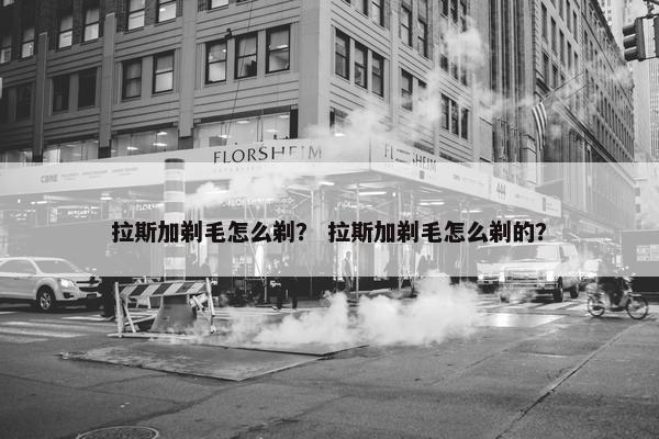 拉斯加剃毛怎么剃？ 拉斯加剃毛怎么剃的？