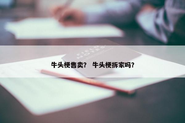 牛头梗售卖？ 牛头梗拆家吗？