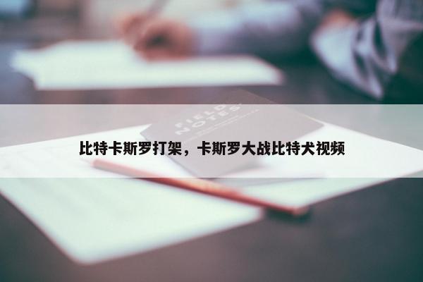 比特卡斯罗打架，卡斯罗大战比特犬视频