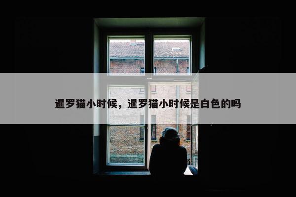 暹罗猫小时候，暹罗猫小时候是白色的吗