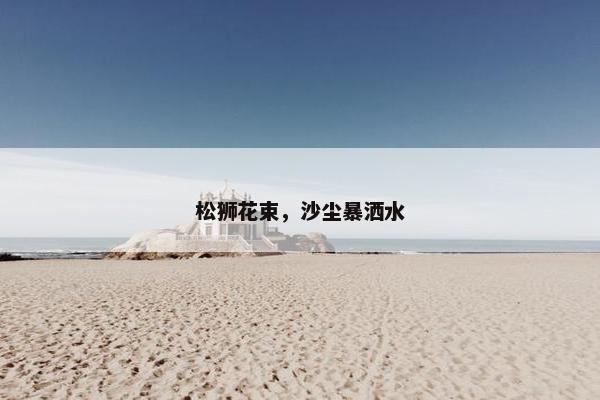 松狮花束，沙尘暴洒水