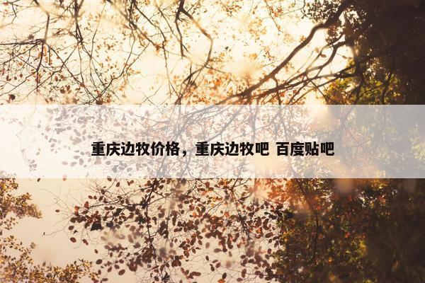重庆边牧价格，重庆边牧吧 百度贴吧