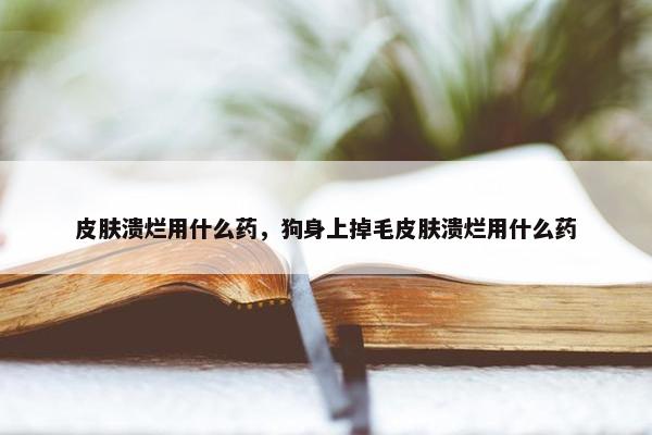 皮肤溃烂用什么药，狗身上掉毛皮肤溃烂用什么药
