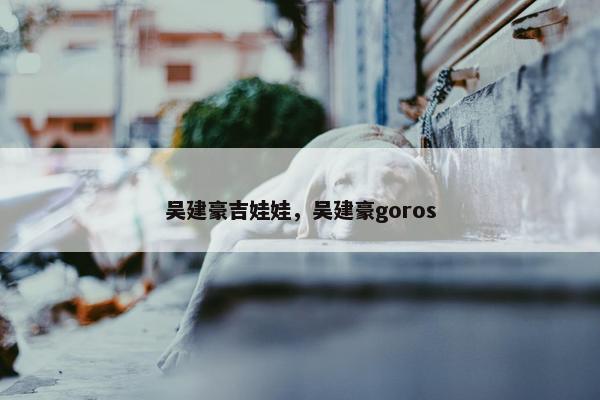 吴建豪吉娃娃，吴建豪goros