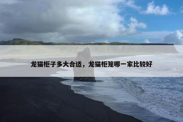 龙猫柜子多大合适，龙猫柜笼哪一家比较好