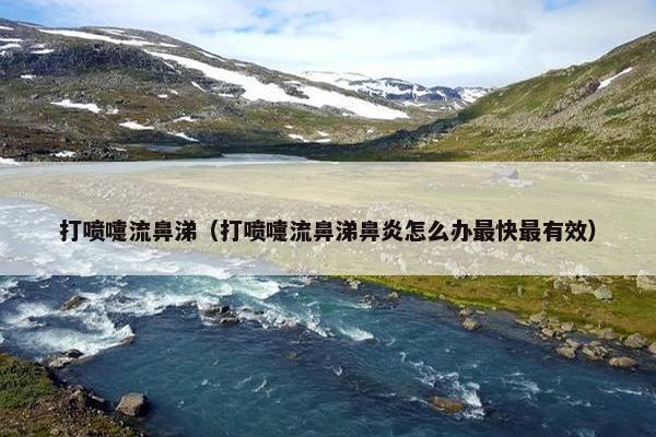打喷嚏流鼻涕（打喷嚏流鼻涕鼻炎怎么办最快最有效）