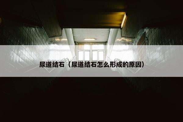 尿道结石（尿道结石怎么形成的原因）