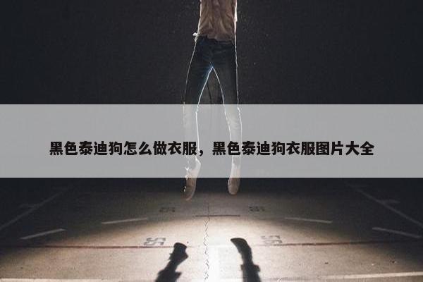 黑色泰迪狗怎么做衣服，黑色泰迪狗衣服图片大全