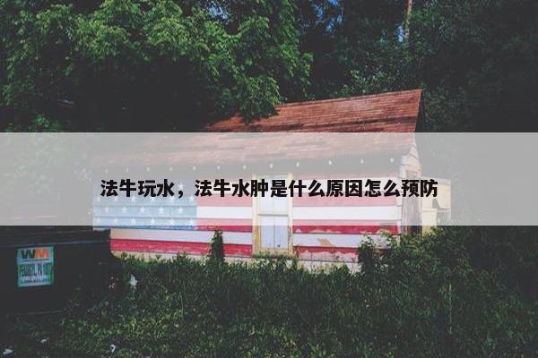 法牛玩水，法牛水肿是什么原因怎么预防