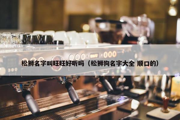 松狮名字叫旺旺好听吗（松狮狗名字大全 顺口的）