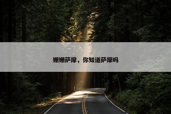姗姗萨摩，你知道萨摩吗