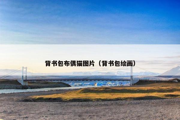 背书包布偶猫图片（背书包绘画）
