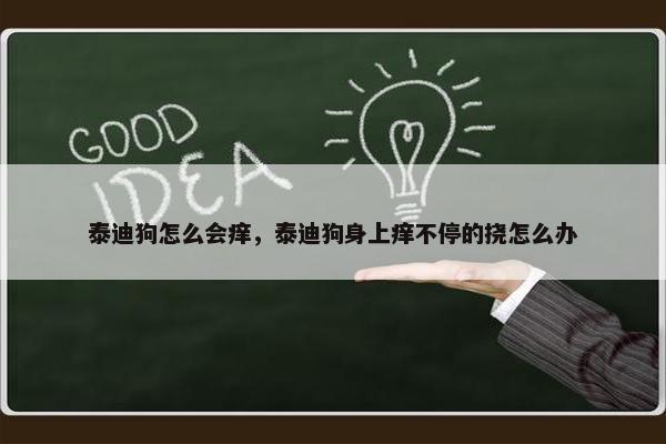 泰迪狗怎么会痒，泰迪狗身上痒不停的挠怎么办