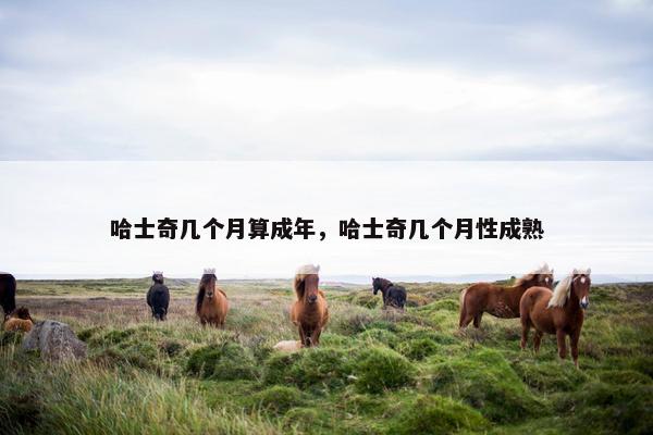 哈士奇几个月算成年，哈士奇几个月性成熟