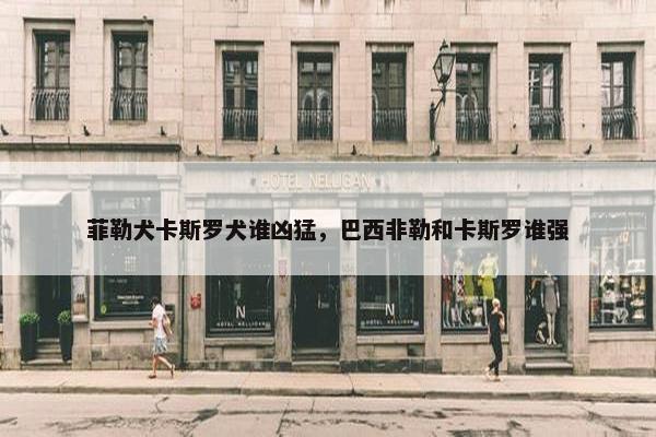 菲勒犬卡斯罗犬谁凶猛，巴西非勒和卡斯罗谁强