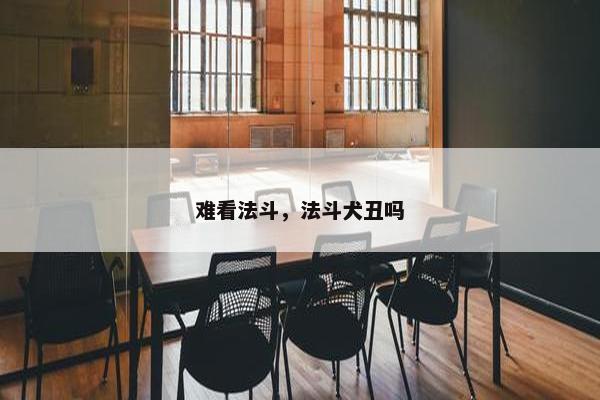 难看法斗，法斗犬丑吗