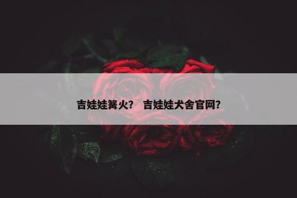 吉娃娃篝火？ 吉娃娃犬舍官网？
