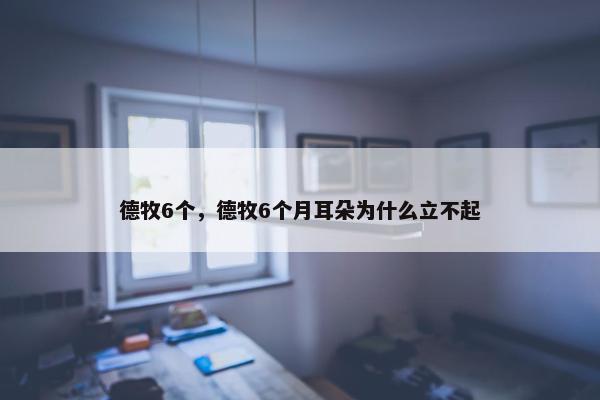 德牧6个，德牧6个月耳朵为什么立不起
