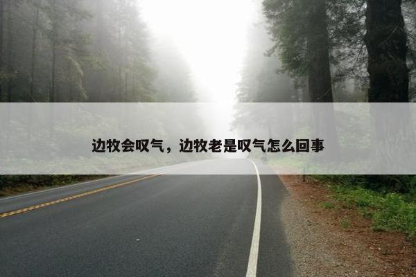 边牧会叹气，边牧老是叹气怎么回事
