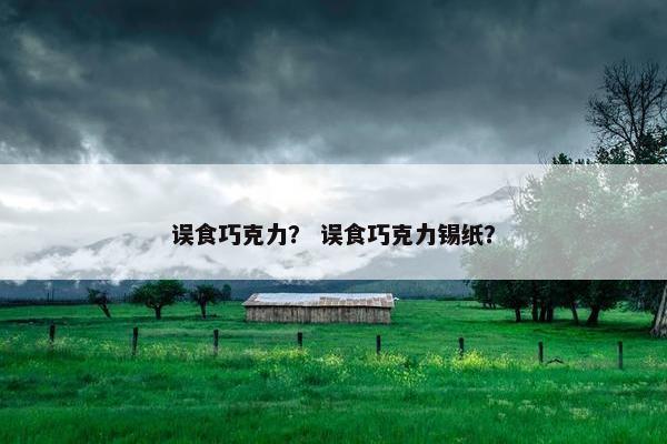 误食巧克力？ 误食巧克力锡纸？