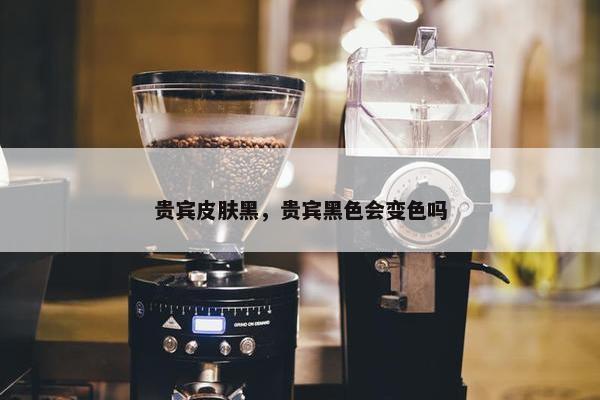 贵宾皮肤黑，贵宾黑色会变色吗