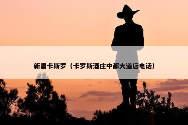 新昌卡斯罗（卡罗斯酒庄中都大道店电话）