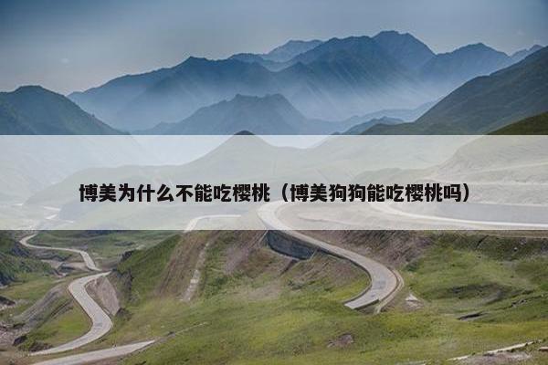 博美为什么不能吃樱桃（博美狗狗能吃樱桃吗）
