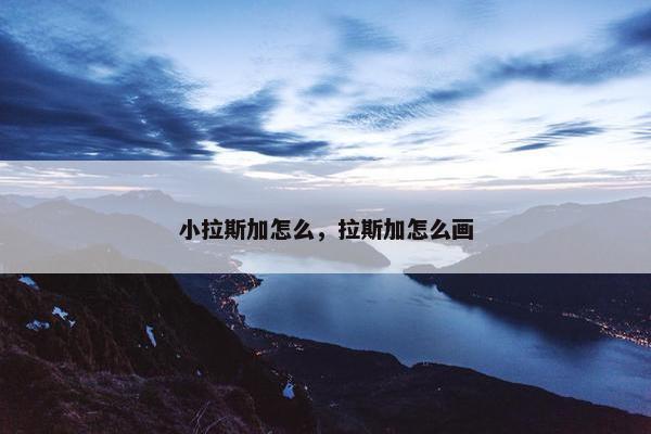 小拉斯加怎么，拉斯加怎么画