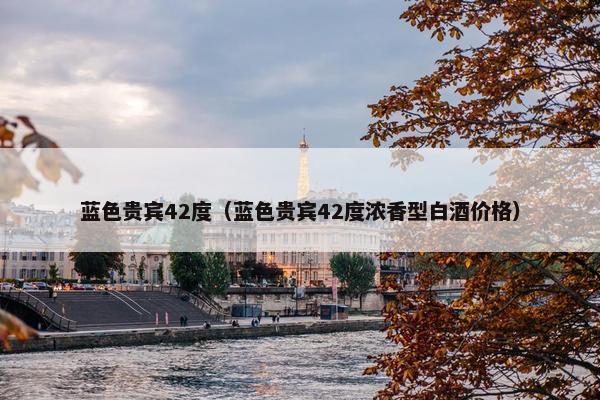 蓝色贵宾42度（蓝色贵宾42度浓香型白酒价格）