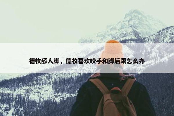 德牧舔人脚，德牧喜欢咬手和脚后跟怎么办