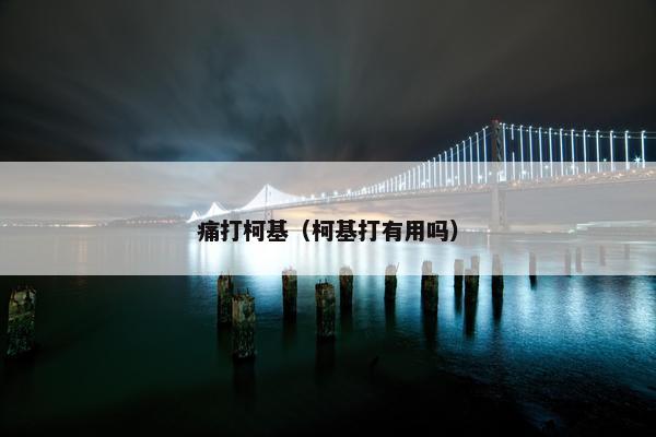 痛打柯基（柯基打有用吗）