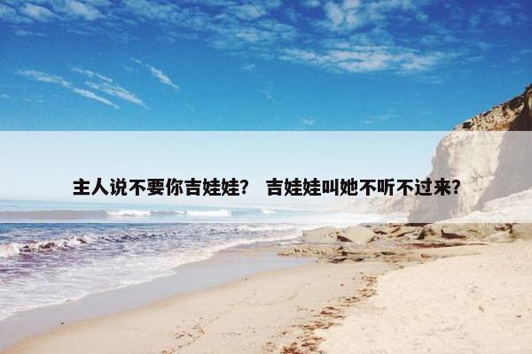 主人说不要你吉娃娃？ 吉娃娃叫她不听不过来？