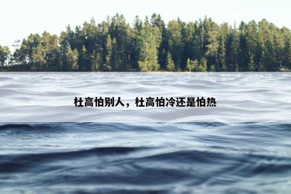 杜高怕别人，杜高怕冷还是怕热