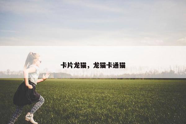 卡片龙猫，龙猫卡通猫