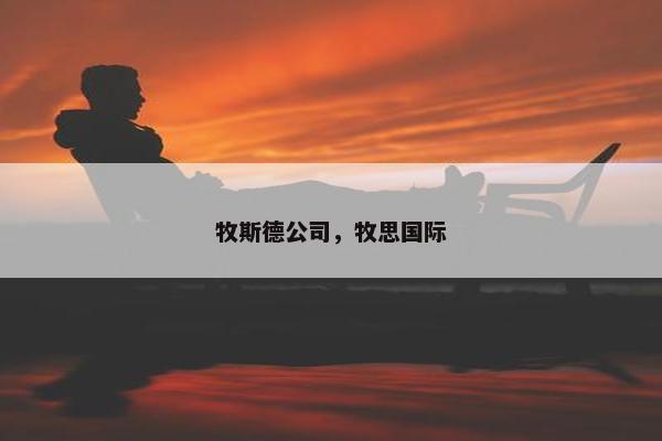 牧斯德公司，牧思国际
