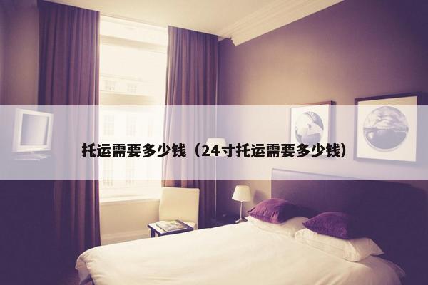 托运需要多少钱（24寸托运需要多少钱）