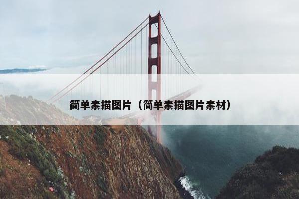 简单素描图片（简单素描图片素材）