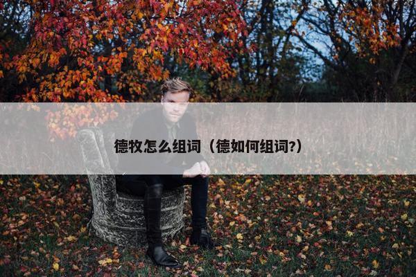 德牧怎么组词（德如何组词?）