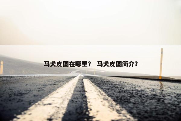 马犬皮图在哪里？ 马犬皮图简介？