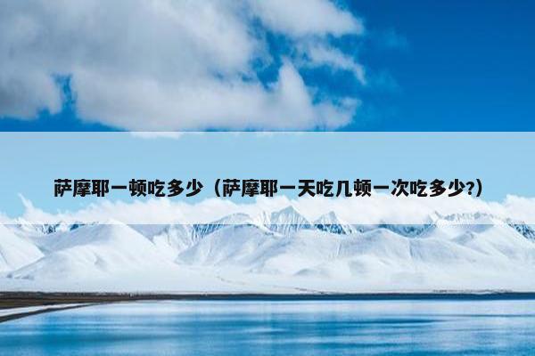 萨摩耶一顿吃多少（萨摩耶一天吃几顿一次吃多少?）