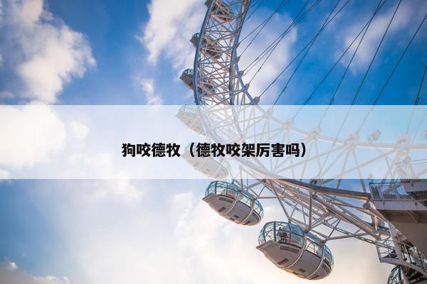 狗咬德牧（德牧咬架厉害吗）